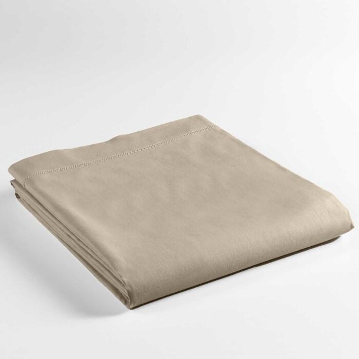 DRAP PLAT 180X290CM UNI 57 FILS LINA SABLE