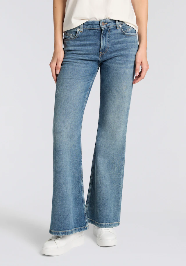 BOSS ORANGE Bootcut-Jeans »SOFT BOOTCUT LR Premium Damenmode« Low Rise
