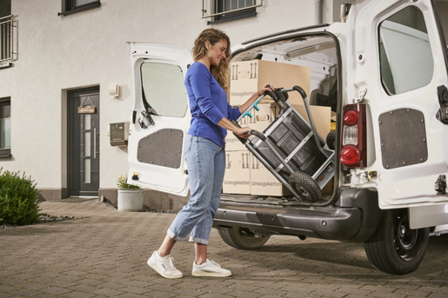 Wolfcraft TS 2500 Transportsysteem 2-in-1 steekwagen en kruiwagen