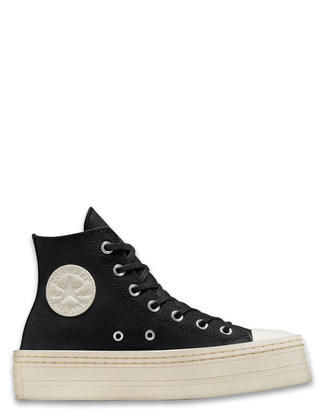 converse Sneakers compensée ctas modern lift hi black
