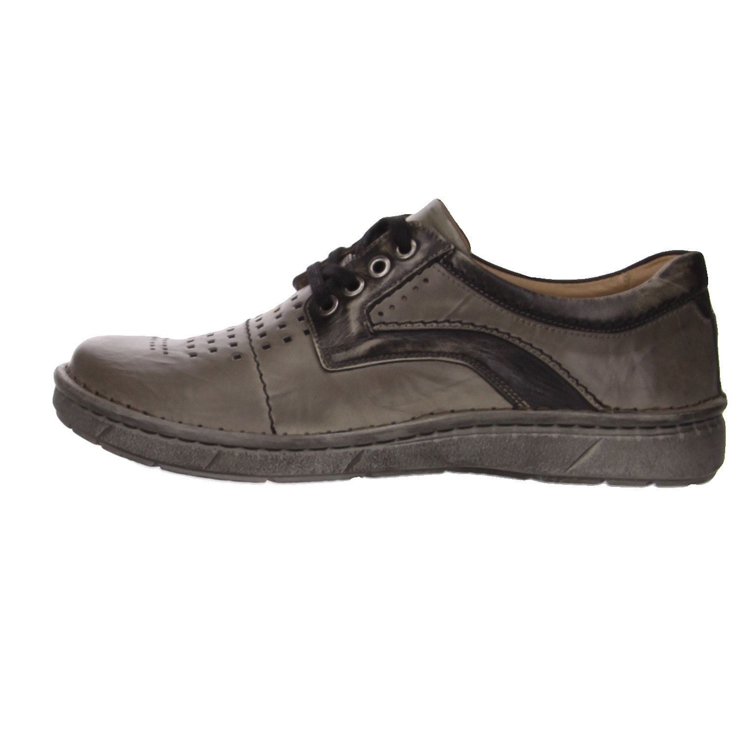 Krisbut Schnürhalbschuh taupe grau