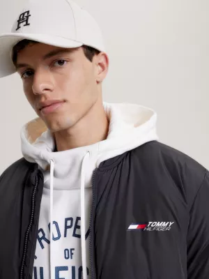 Jaqueta Bomber Acolchoada com Logo Esportivo