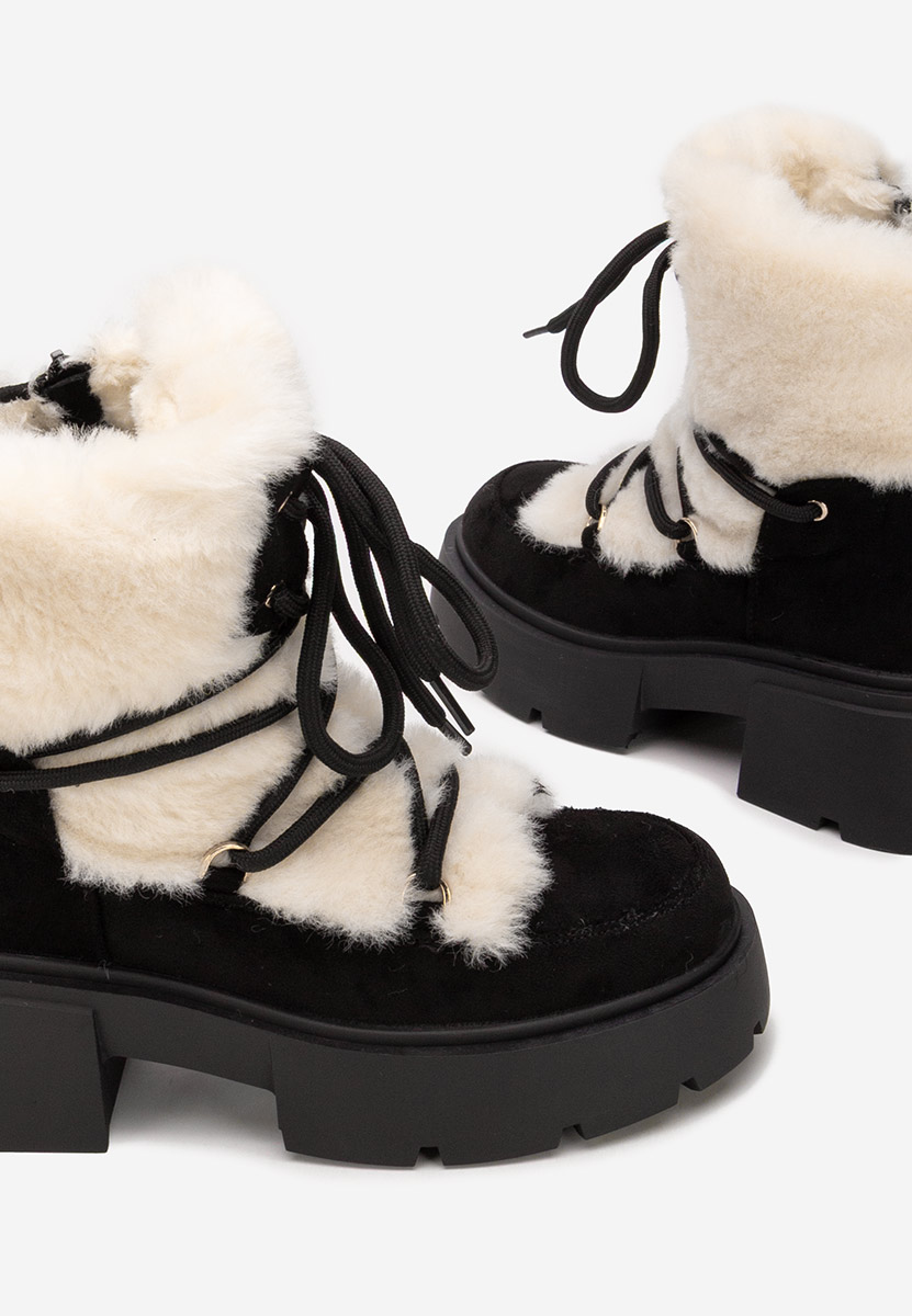 Bottines doublées femme noires Aslyn