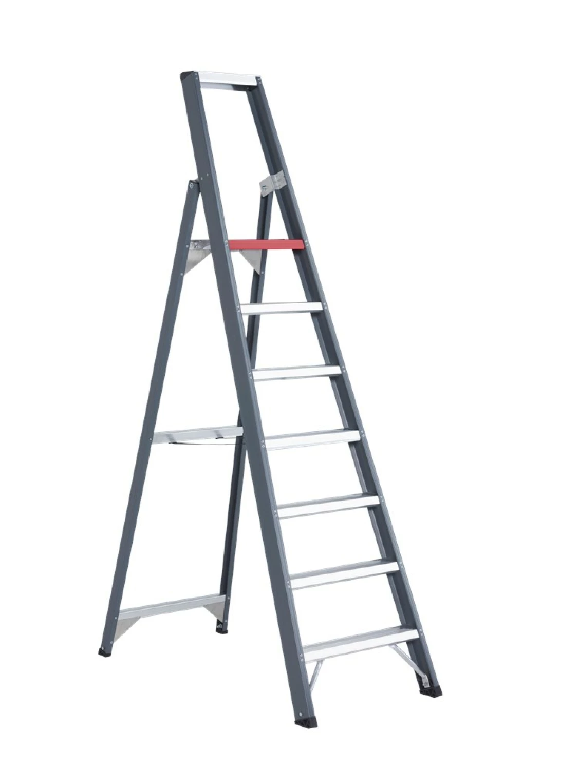 Altrex Falco FEO 7 Trap - Enkel - Aluminium met coating - 7 treden - max. werkhoogte 3.65 m.