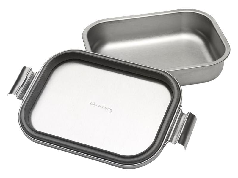 Brabantia Lunchbox Make & Take 1.1 l, Silber Znünibox