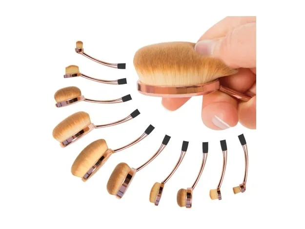 RIO Beauty A set of 10 make-up brushes