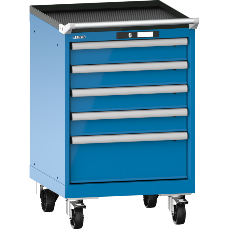 Armoire à tiroirs Lista 27 x 27E  H 89 x L 56,4 x P 57,2 cm 5 tiroirs Key Lock