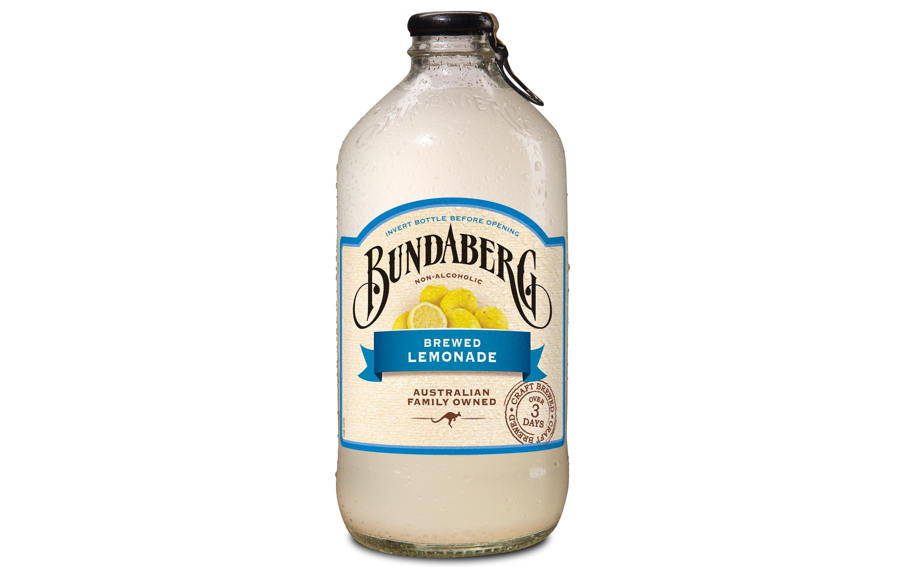 Soft-Drinks Brewed Lemonade 4 x 0.375 lKohlensäurehaltiges Erfrischungsgetränk mit Zitronengeschmack