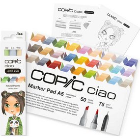 Marqueur ciao 'LAYER & MIX Manga Starter Set', Natural