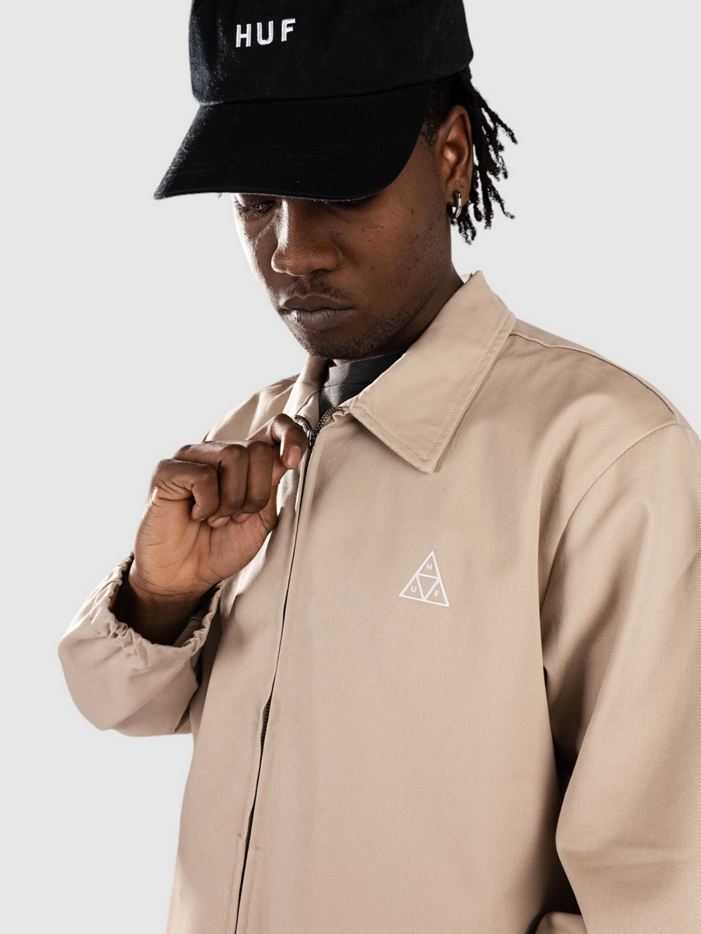 HUF Set TT Shop Jacket stone