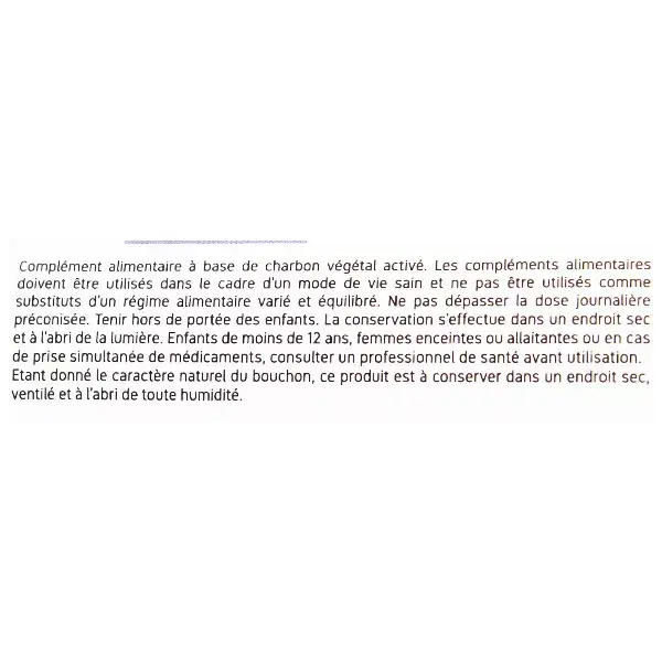 Carvão Ativado Ecológico Nat & Form - 120 cápsulas