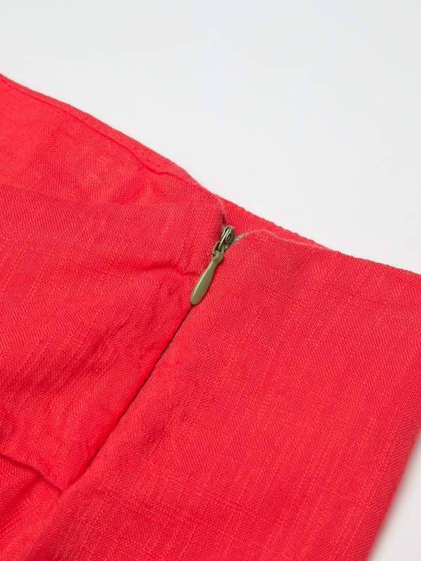 Cactus Flower Mini Jupe paréo Rouge Femme