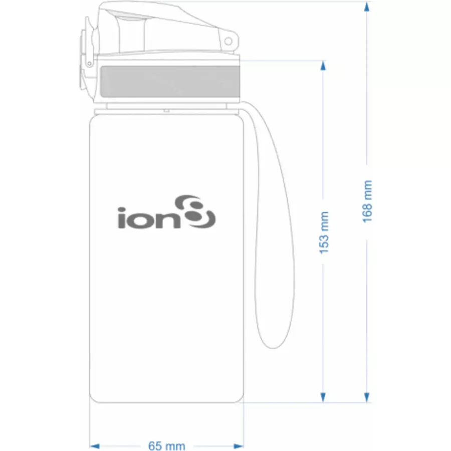 ion 8 Kindertrinkflasche auslaufsicher 350 ml türkis