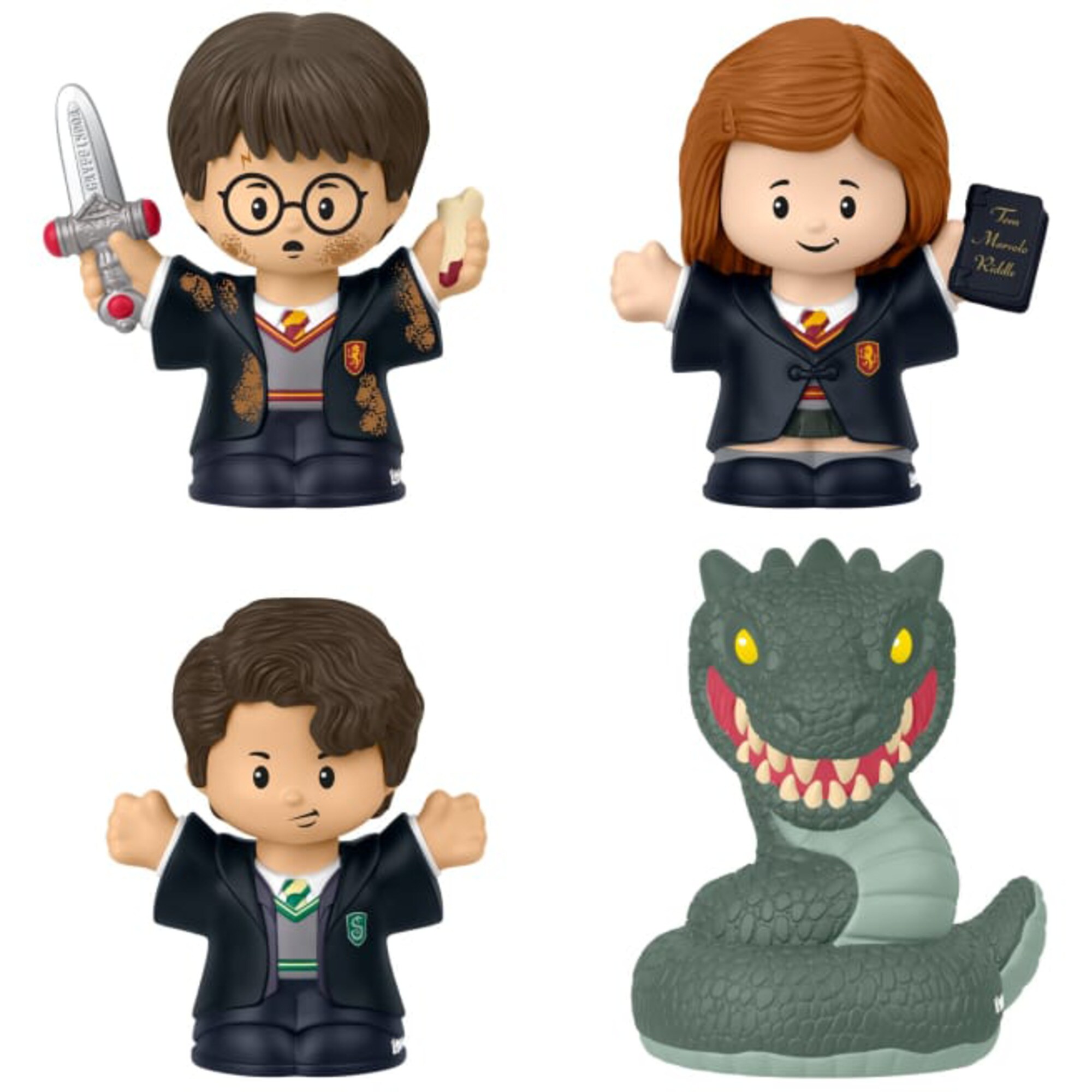 Mattel Spielfigur Little People Collector Harry Potter Chamber of Secrets 4 Figuren