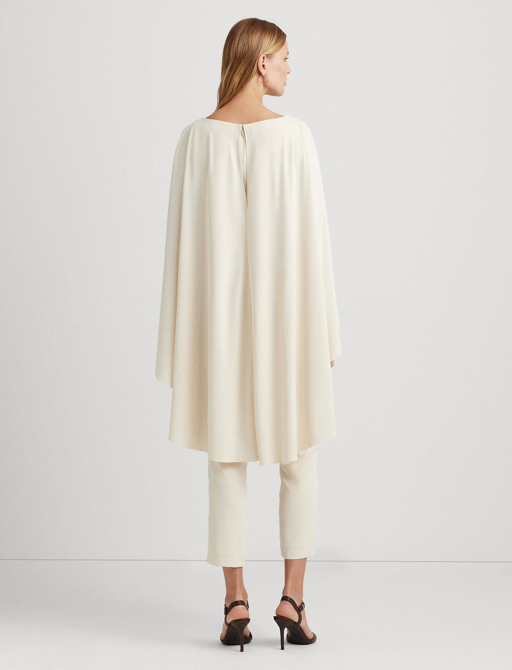 Lauren Ralph Lauren| Damen Jumpsuit mit Cape und Gürtel