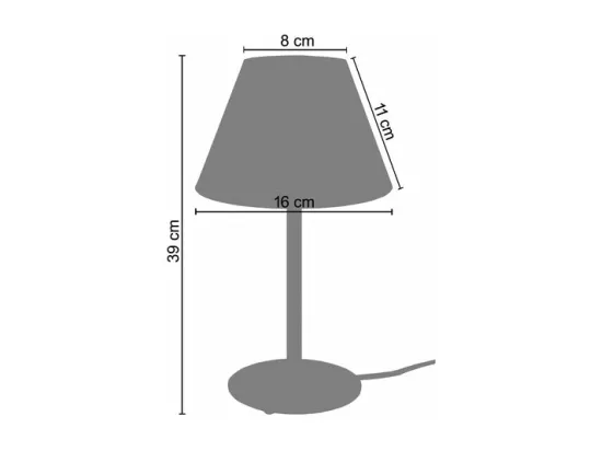 Pair de Lampes a poser demi-cylindre métal jaune 39 cm.