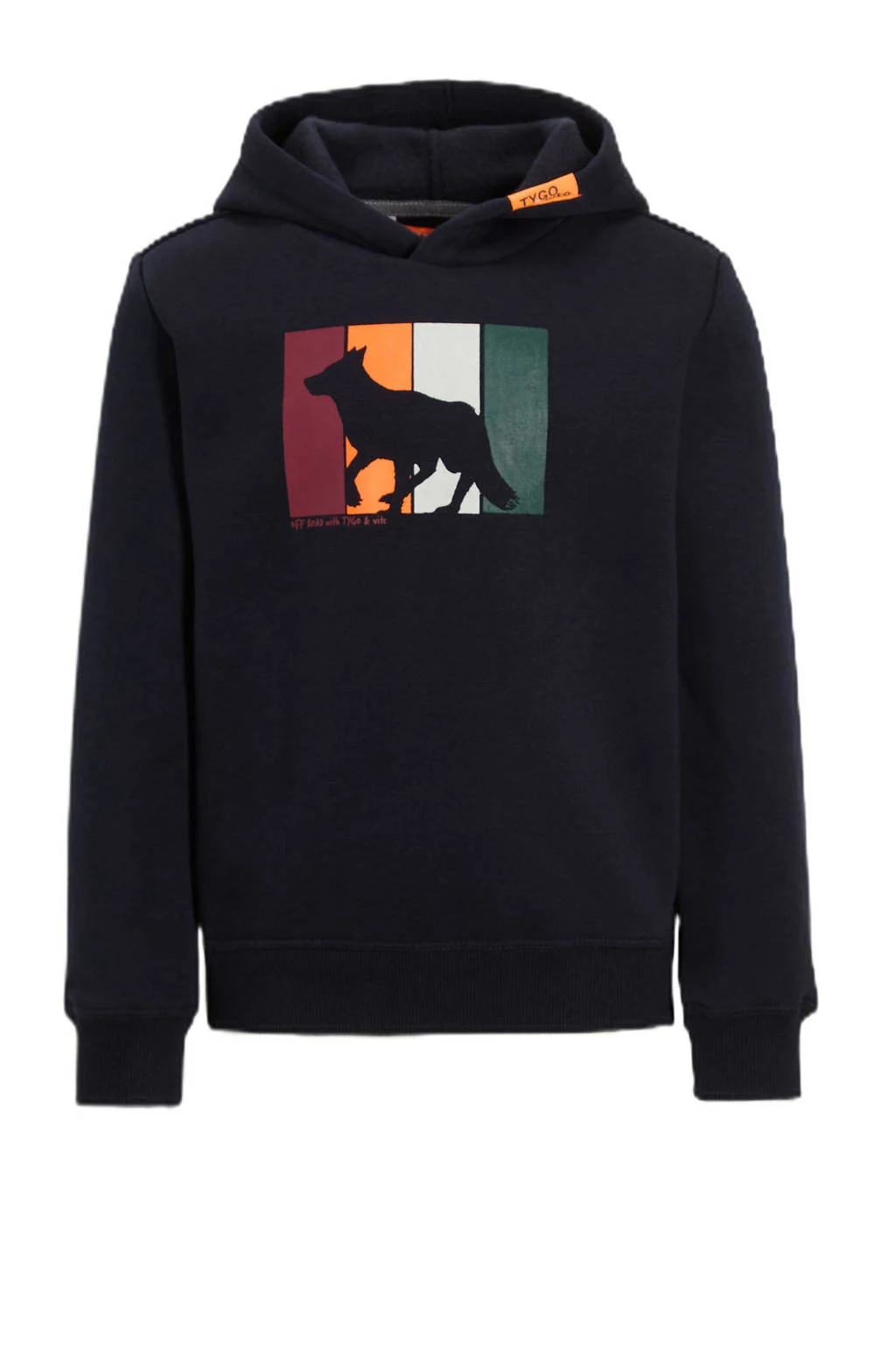 TYGO & vito hoodie donkerblauw
