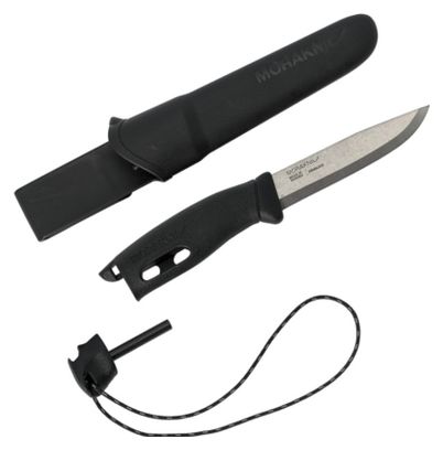 Couteau de survie Mora Companion Spark noir