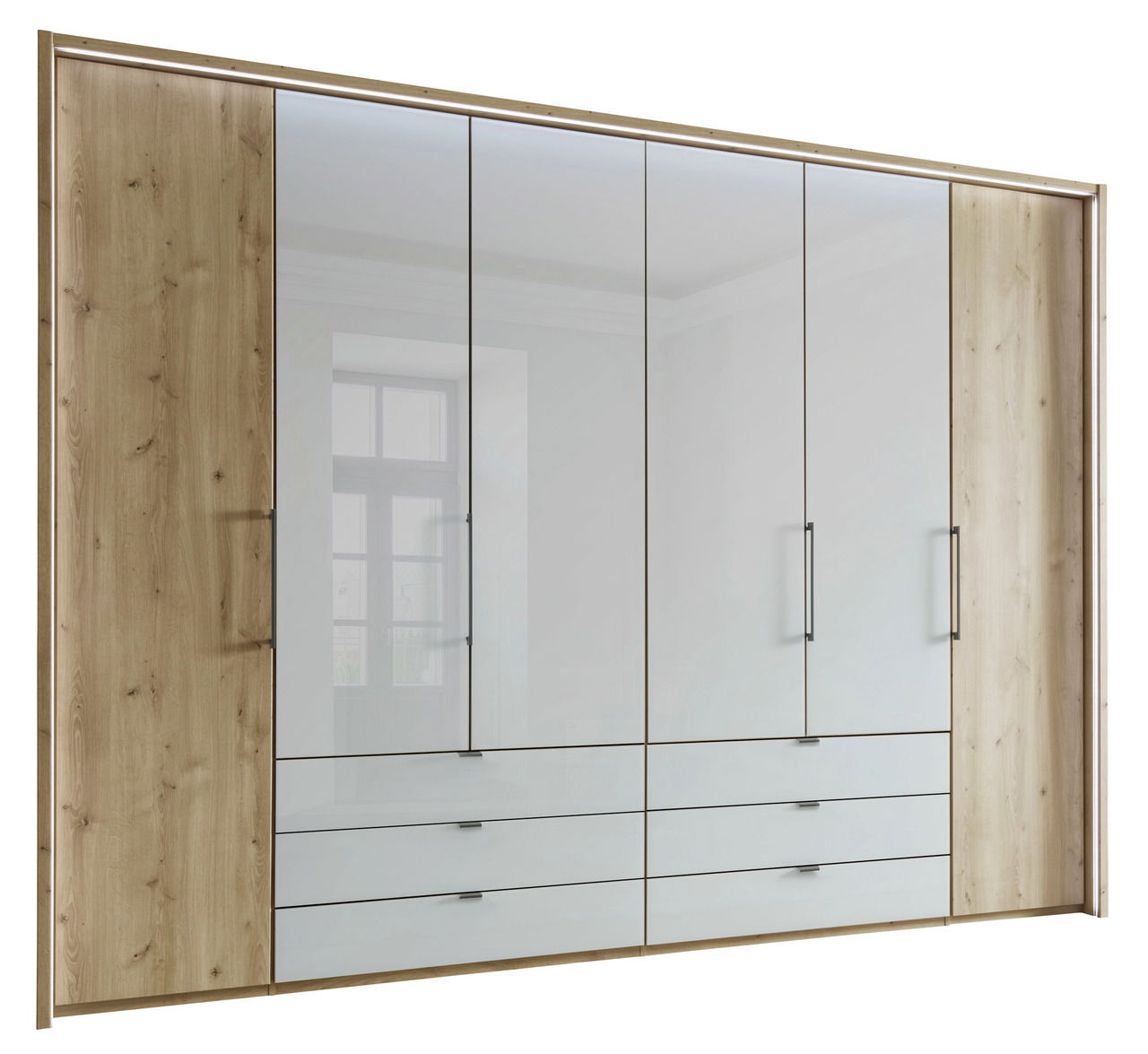 Dieter Knoll Falttürenschrank 6-türig MILANO