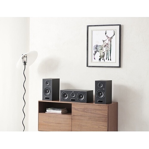 Enceinte bibliothèque Elipson Horus 6B Noir - Carbone vendues par paire