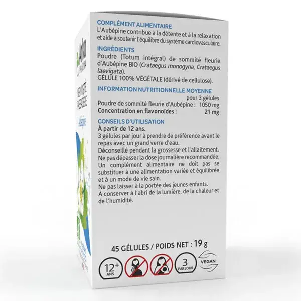 Arkopharma Arkogélules Espinheiro-alvar Orgânico 45 cápsulas