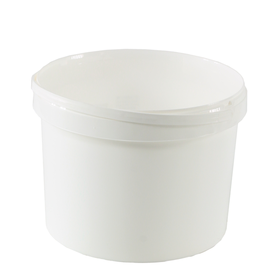 Seau plastique blanc 10 kg (sans couvercle)