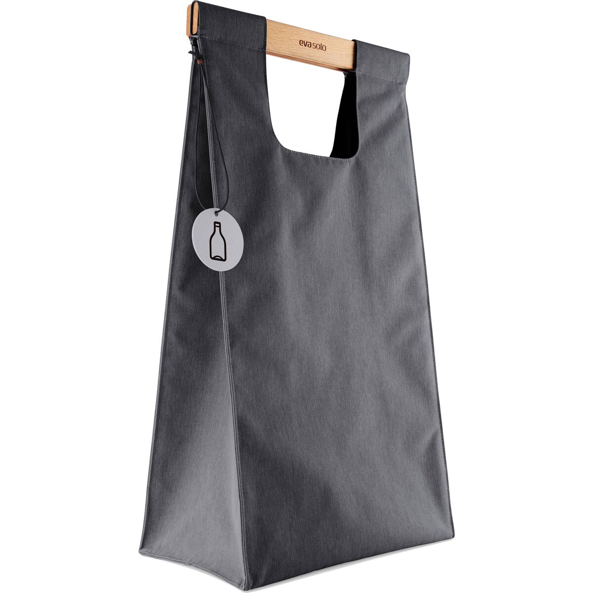 Søppelsorteringspose, 28 liter, mørkegrå