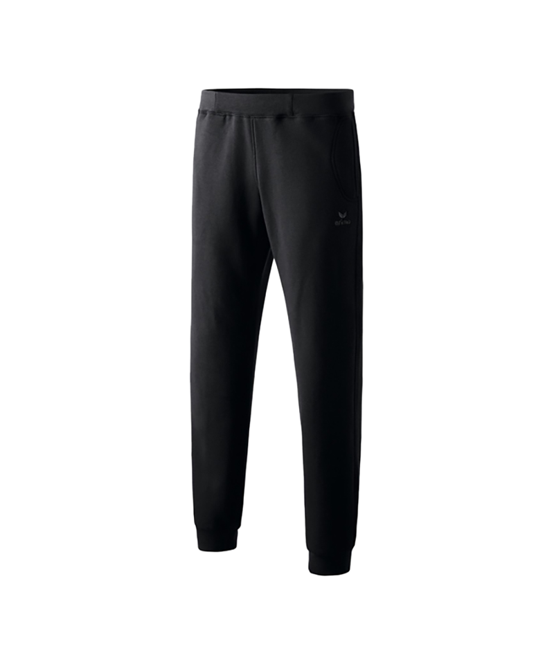 Erima Sweatpant mit Bündchen Schwarz