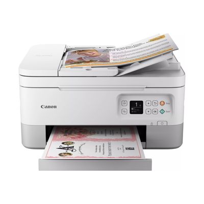 Canon PIXMA TS7451i - Imprimante multifonction jet d'encre couleur - A4 - USB, Wi-Fi(n) - blanc