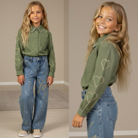 Heartline Sparkle Blouse - groen