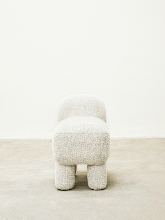 Design House Stockholm Lulu poef cream