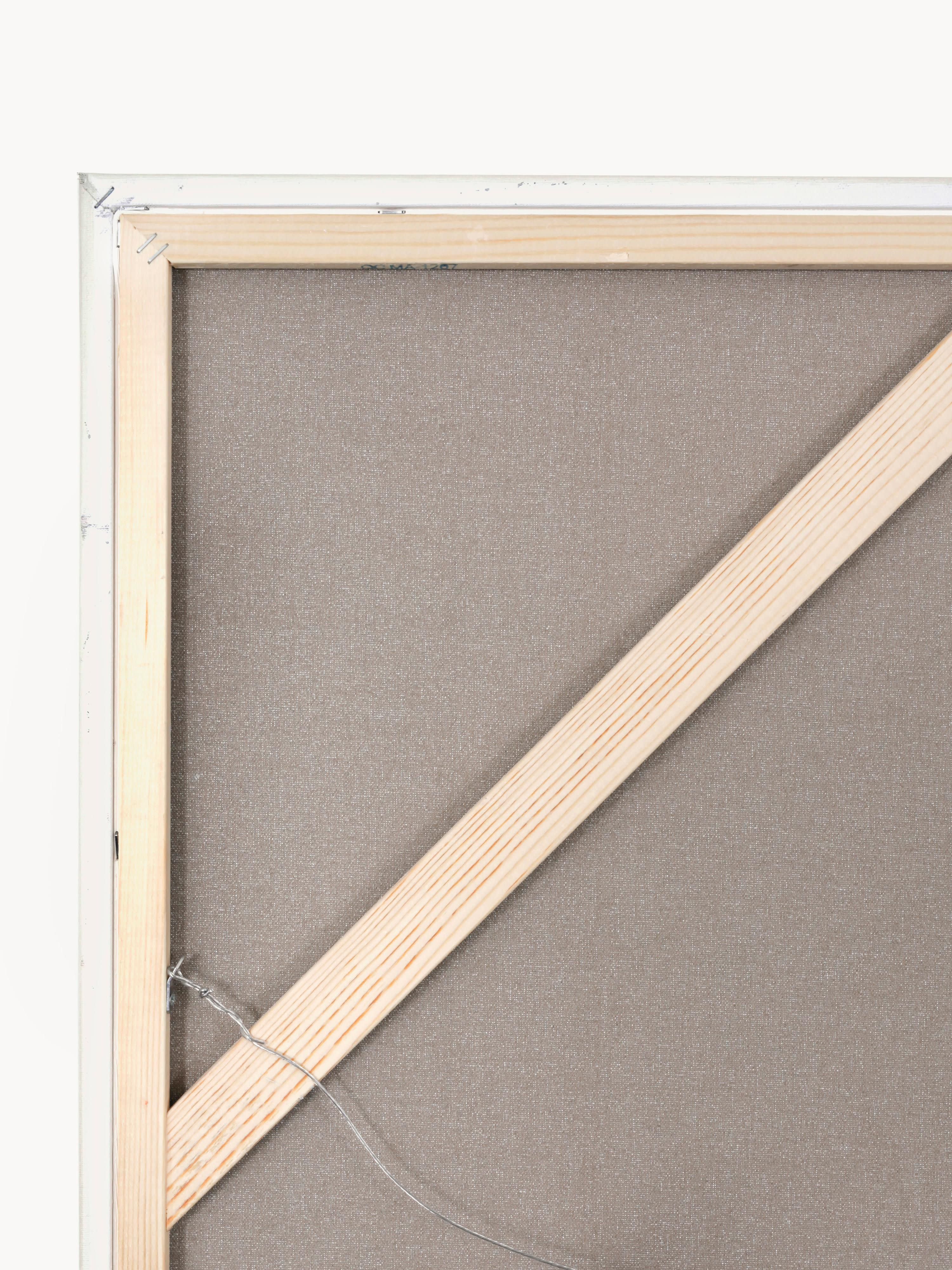 Handgeschilderd ingelijst canvas Playblack
