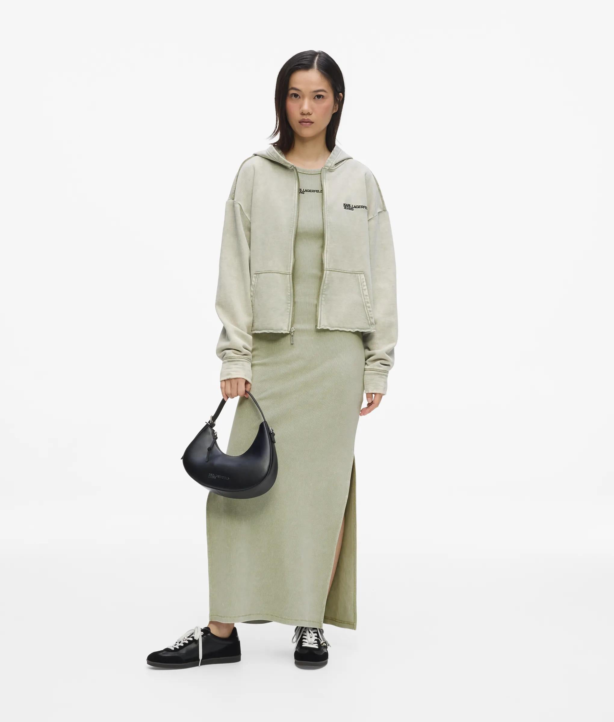 Verwassen, geribbelde tanktopjurk