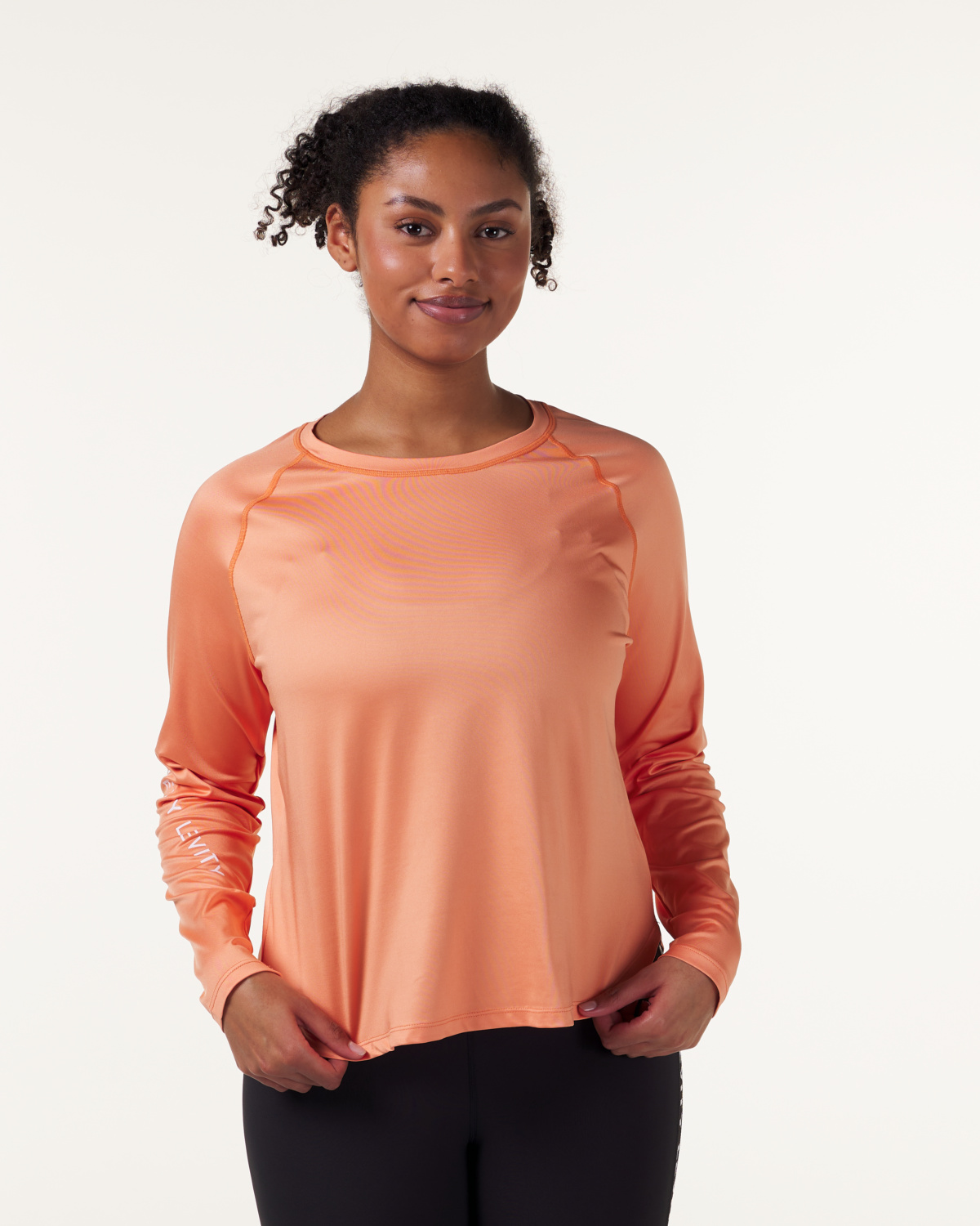LEVITY Line Up Long Sleeve Orange Coral