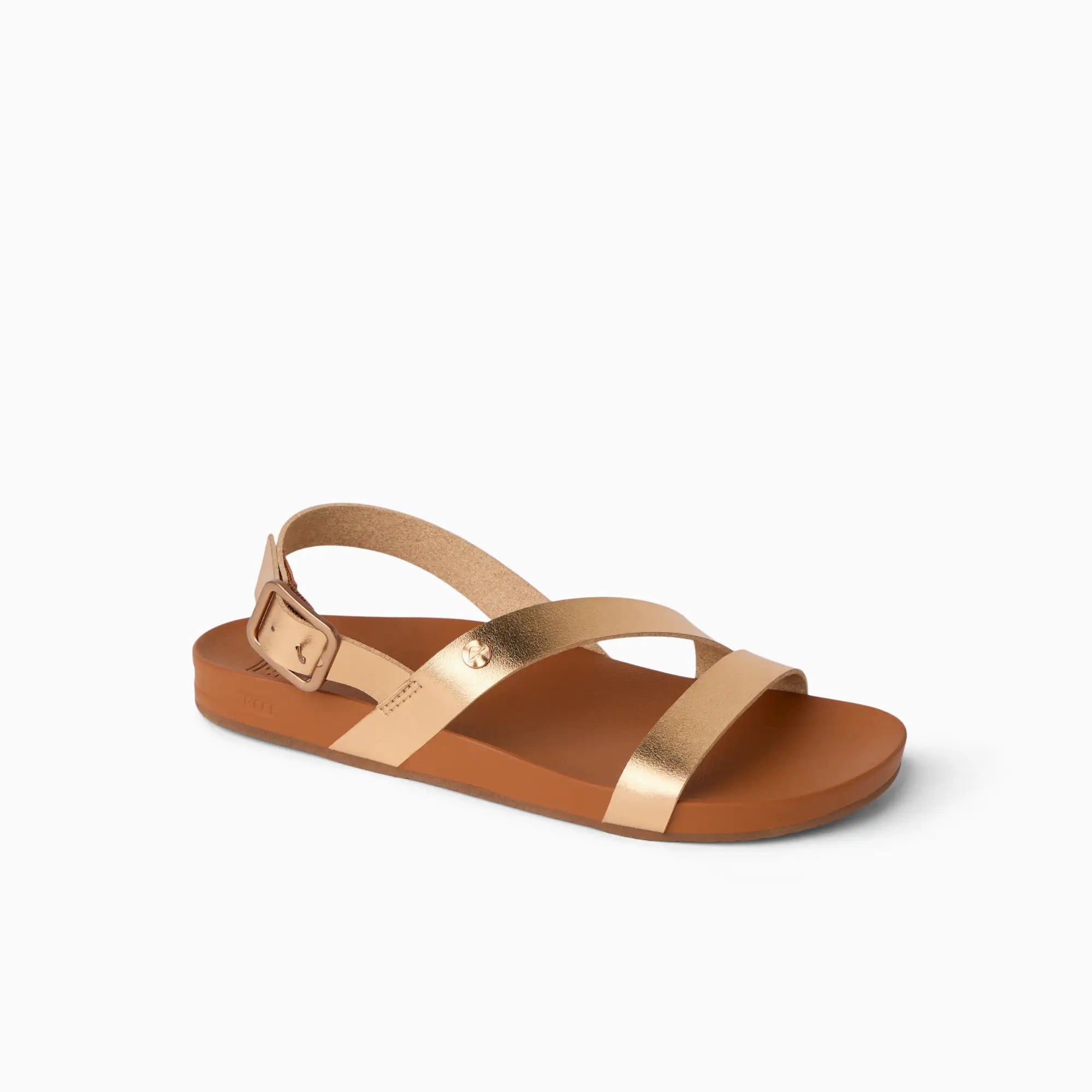 Vista Strappy With Back Strap Bronze