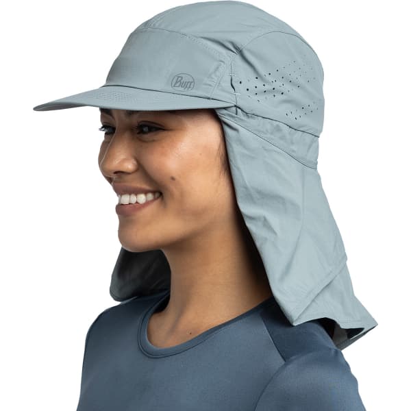 Casquette randonnée BUFF DESERT CAP SOLID FLINT