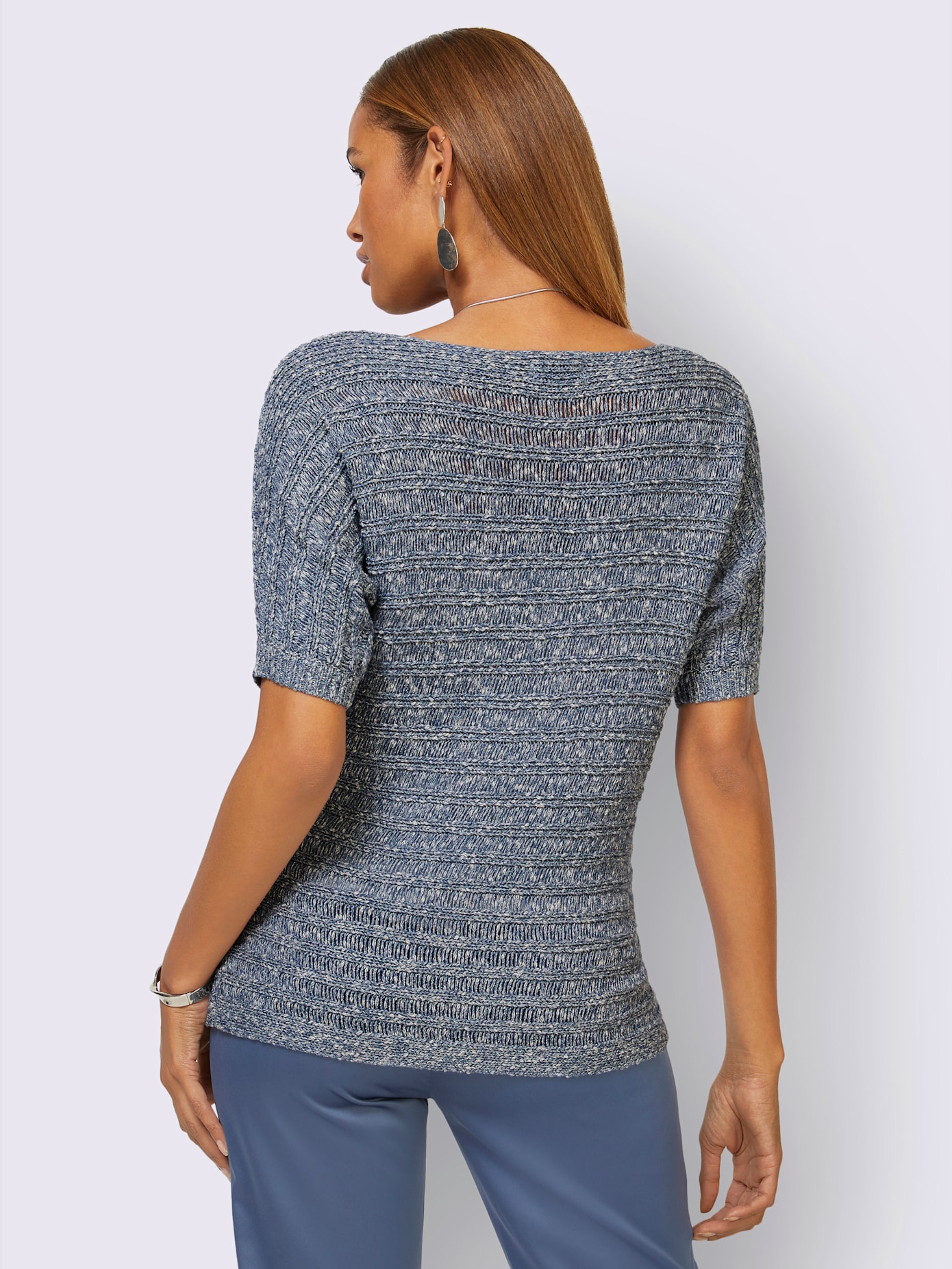 Pull encolure en u