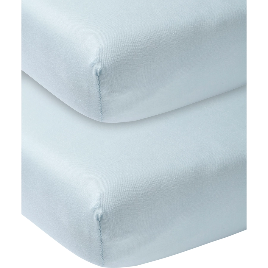 Meyco Jersey Spannbettlaken 2er Pack 70 x 140 cm hellblau