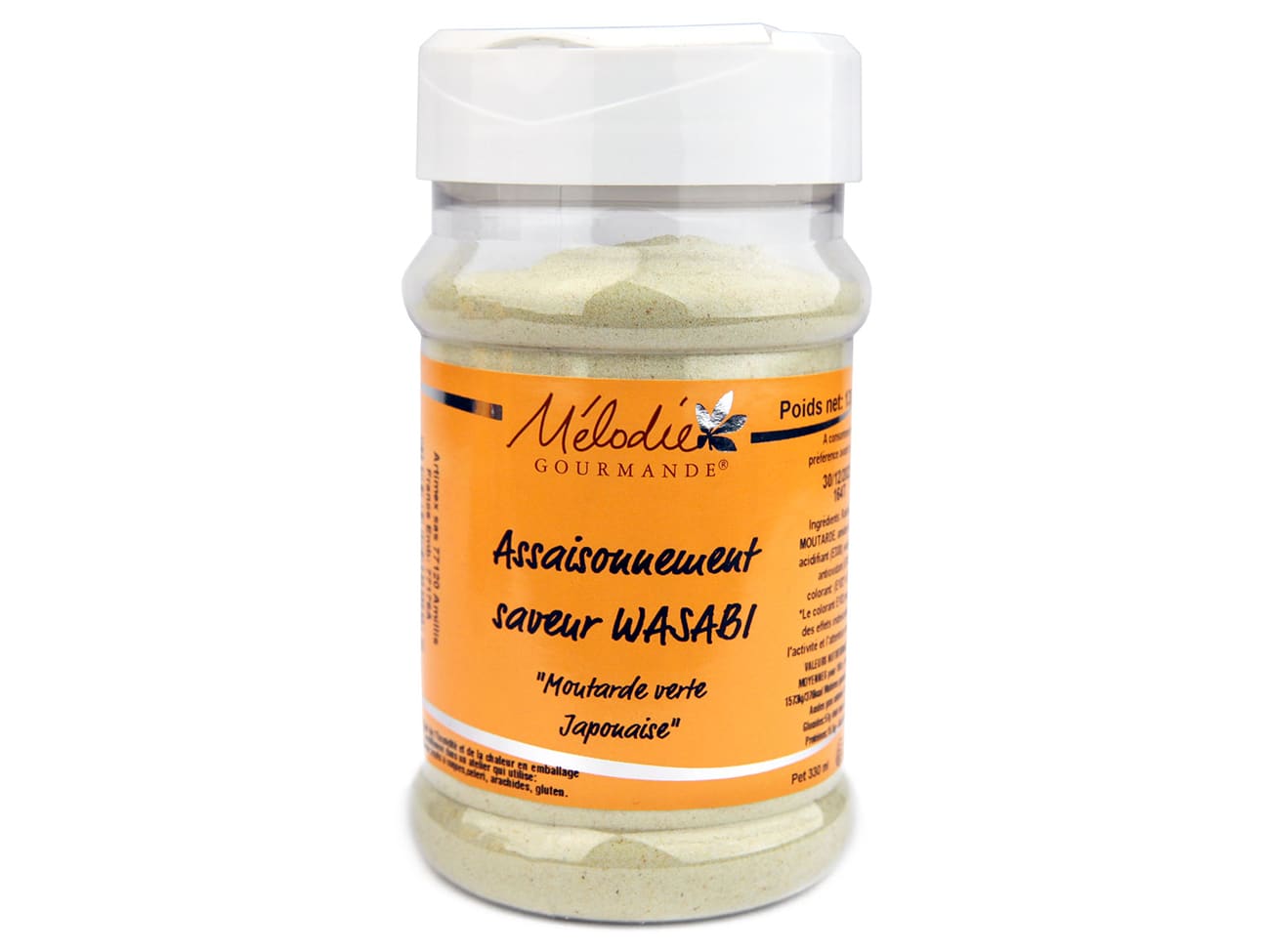 Poudre de wasabi - 130 g - Mélodie Gourmande