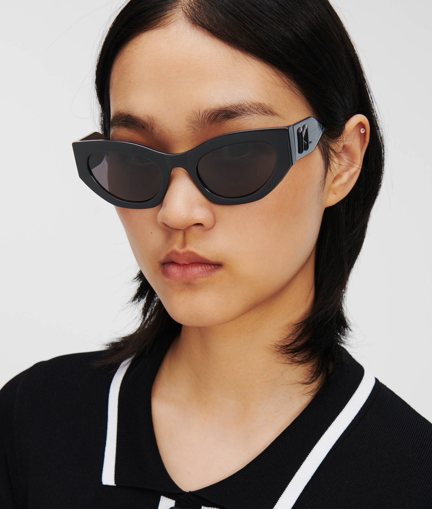 LUNETTES DE SOLEIL ŒIL DE CHAT AVEC LOGO KL MONOGRAM