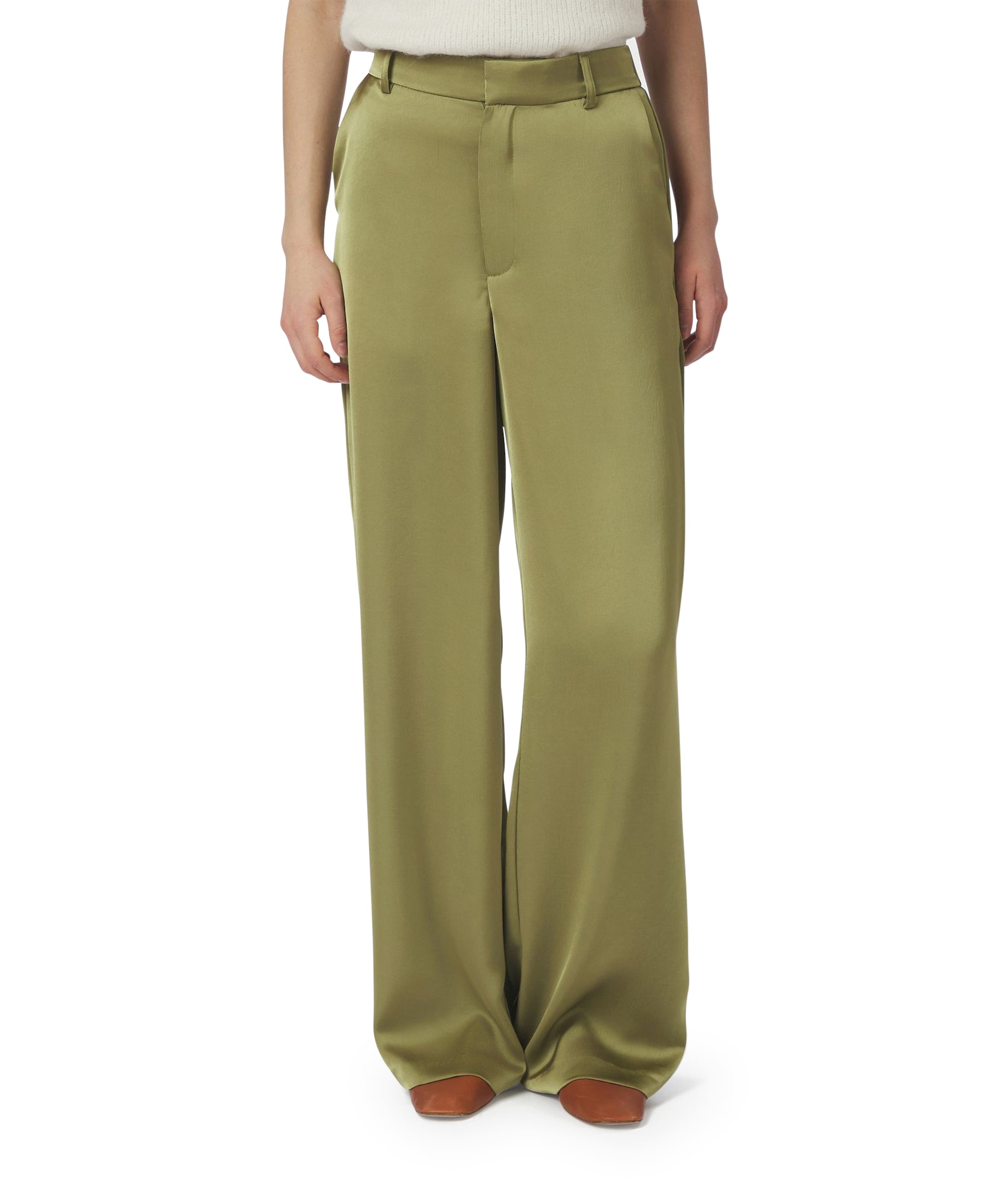 Neo Noir Emmett Heavy Sateen Pants dames broek groen