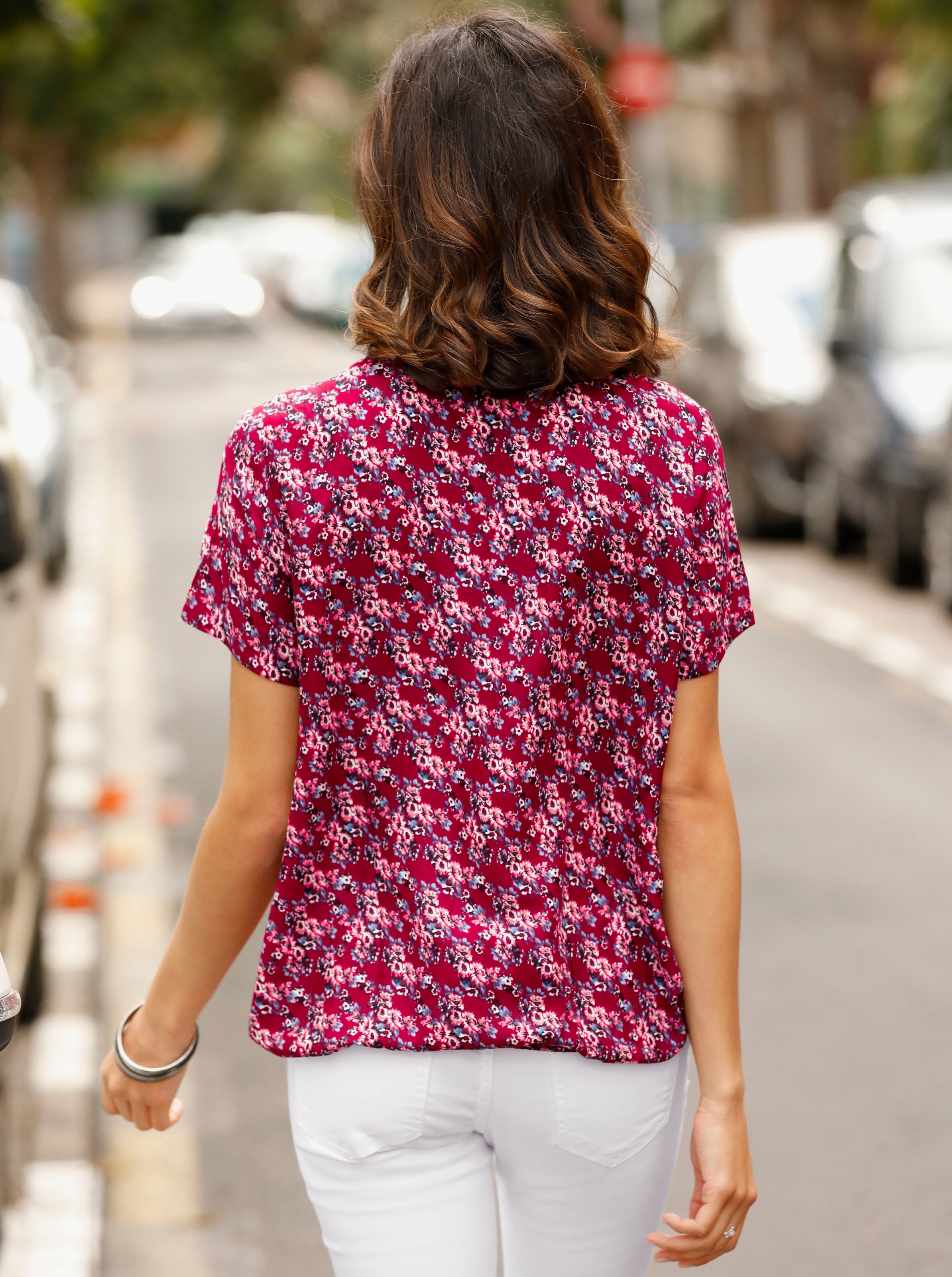 Druckbluse