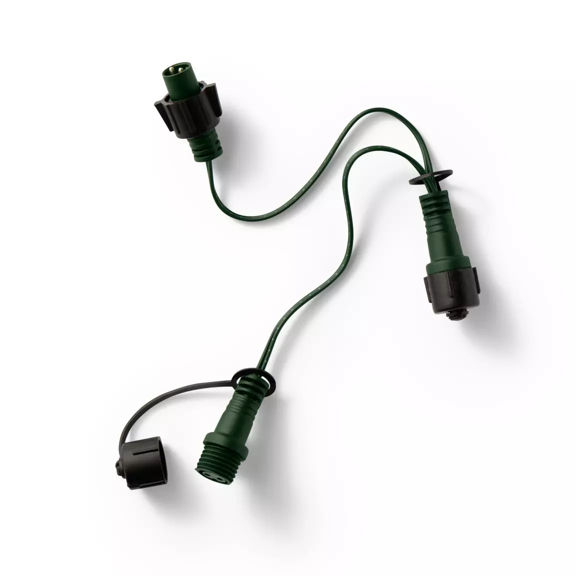 Connecteur câble vert 3 guirlandes système LED Raccordable