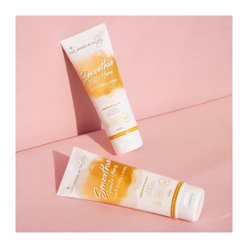 Lait sans rinçage très nourrissant Smoothie Vanille-Ylang Ylang Les Secrets de Loly 250ml