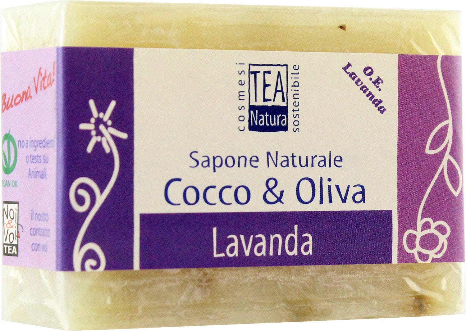 TEA Natura  Kokos-Olivenseife mit Lavendel, 100 g