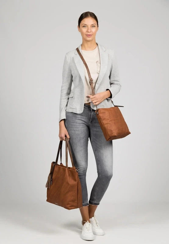 Emily & Noah Elke Bag in Bag Shopper L Cognac