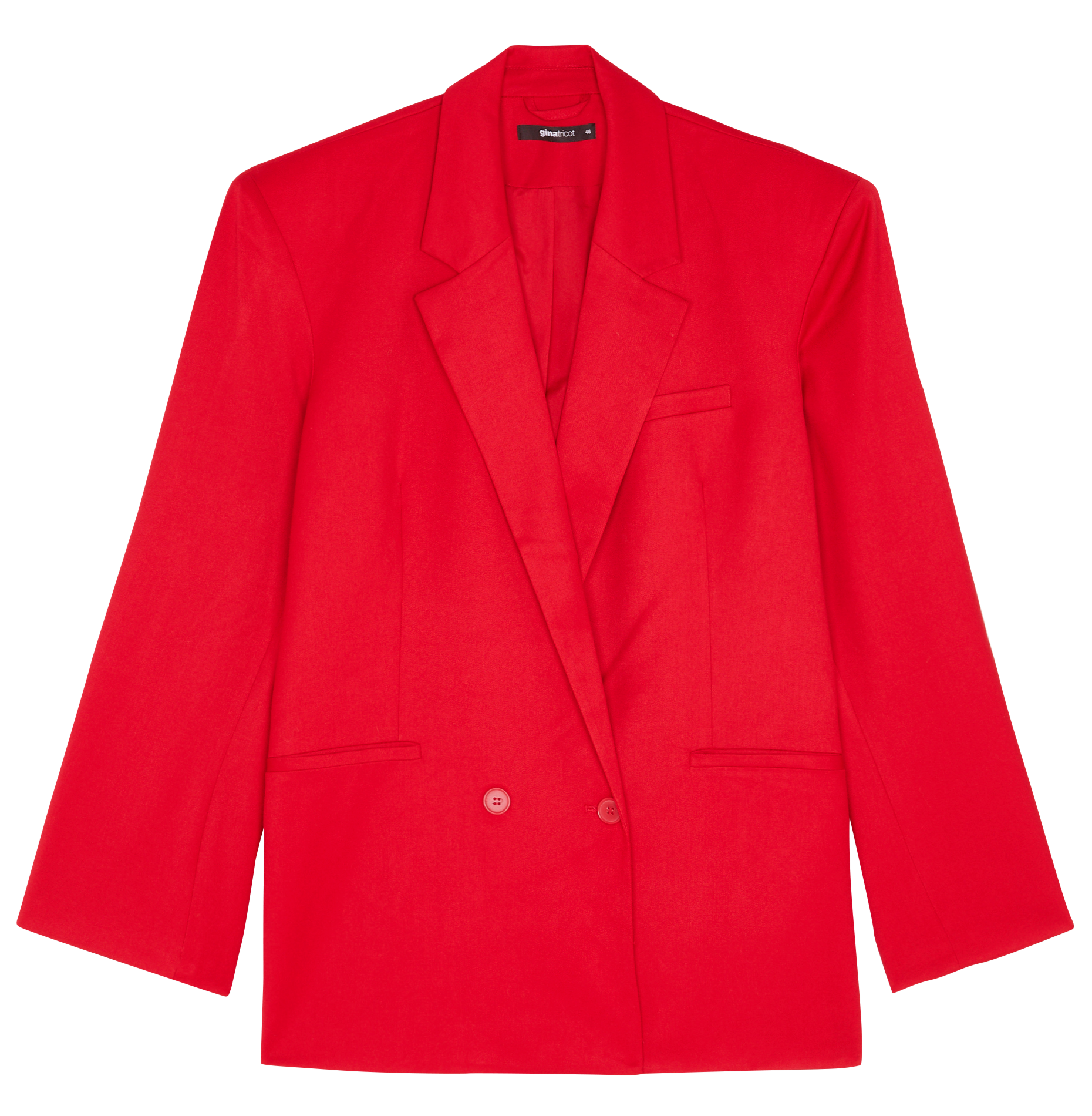 Blazer col tailleur| Rouge