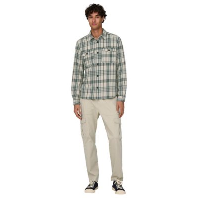 Chemise à manches longues homme Onsmilo Ovr Ctn Check Noos ONLY AND SONS