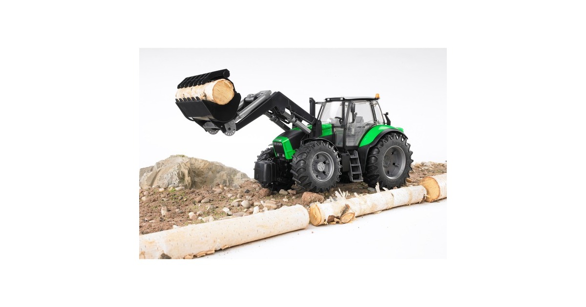 bruderDeutz Agrotron X720 met frontlader Modelvoertuig  (03081)