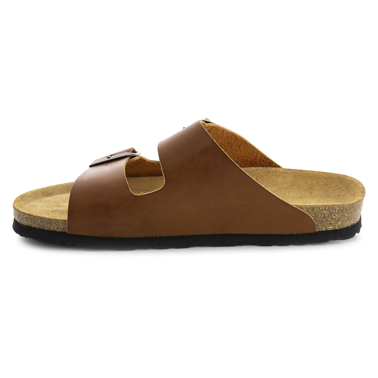 Sunbay Mules en Cuir Trèfle camel